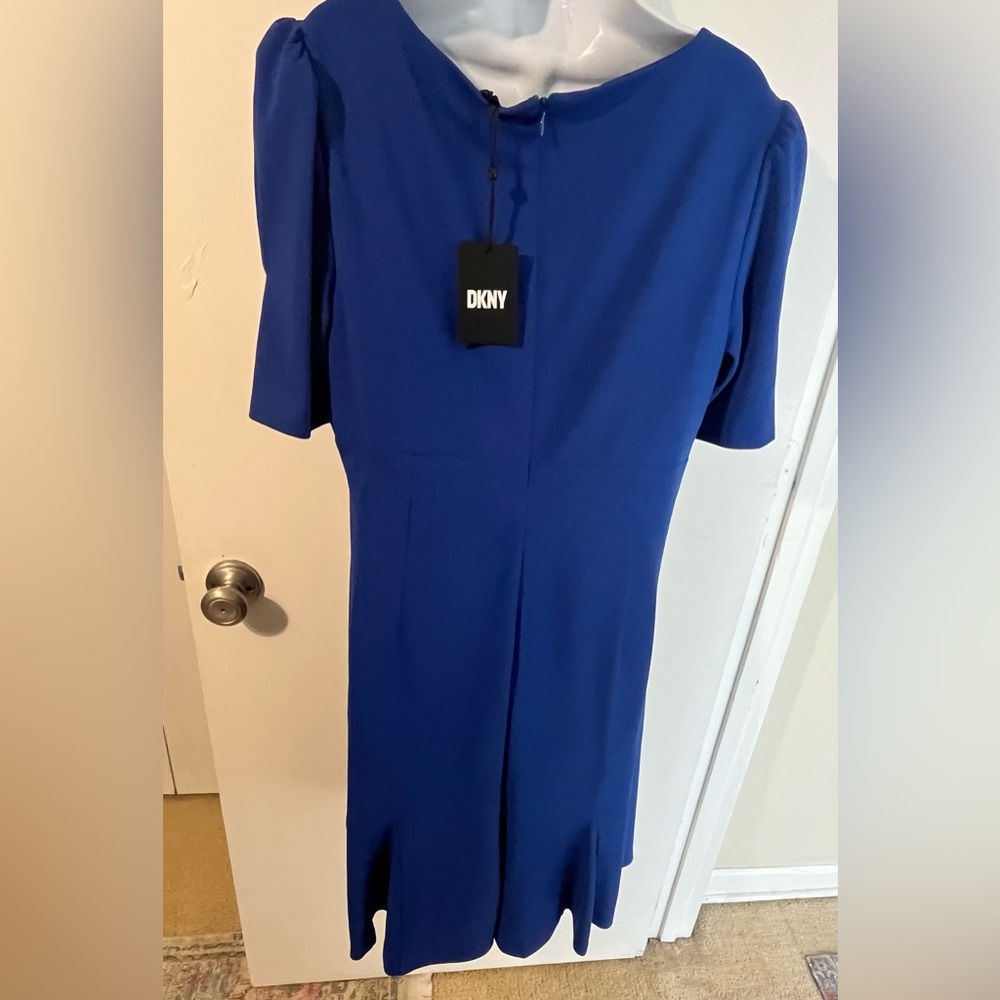DKNY royal blue dress size 16 - Picture 5 of 7
